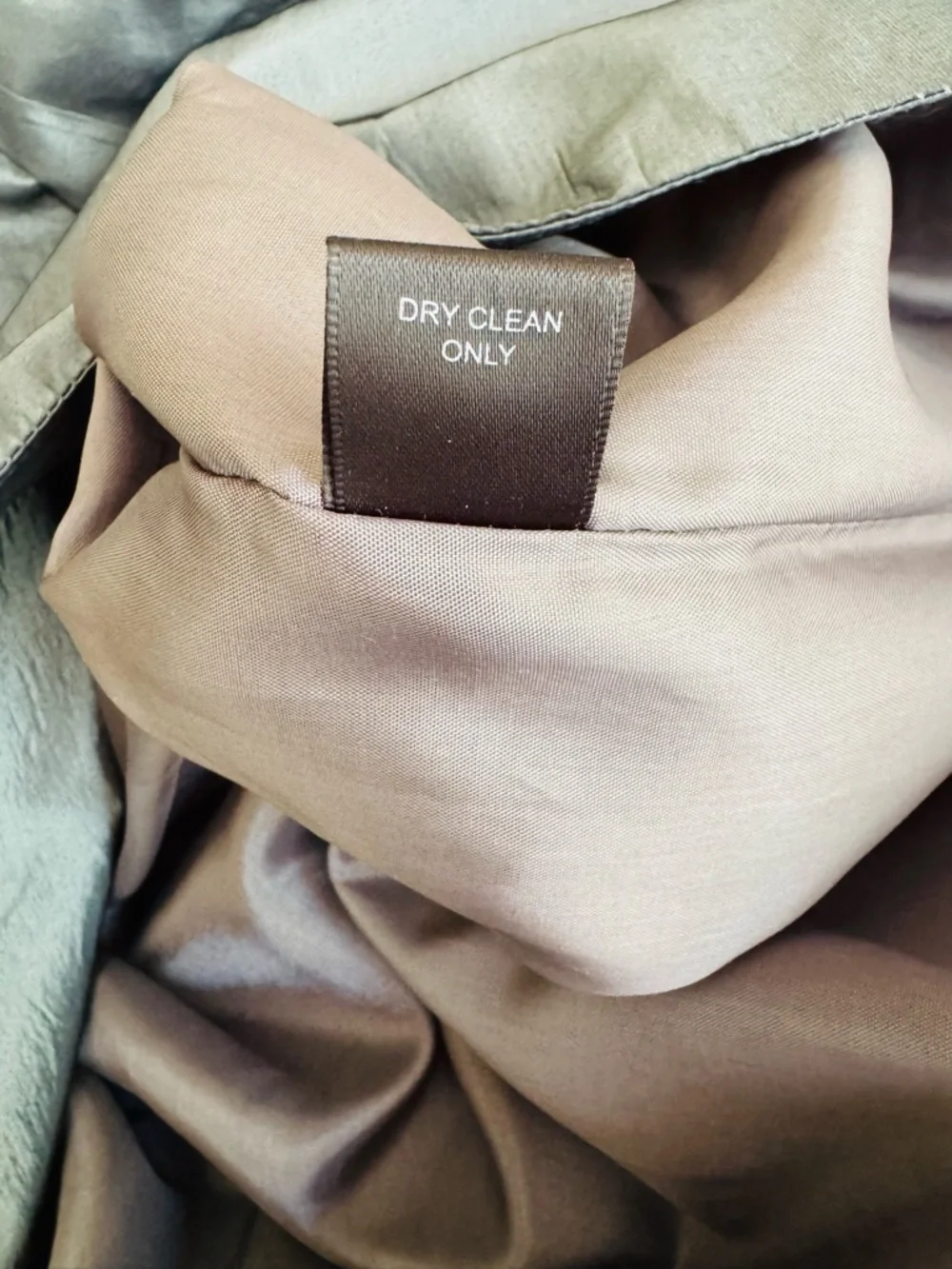 Juliana Collezione Gray Embroidered Midi Skirt Gold Floral Lined USA 8 - Picture 12 of 16